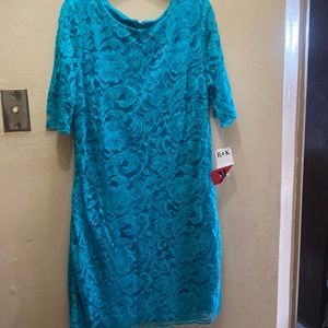 COPY - Lace turquoise dress